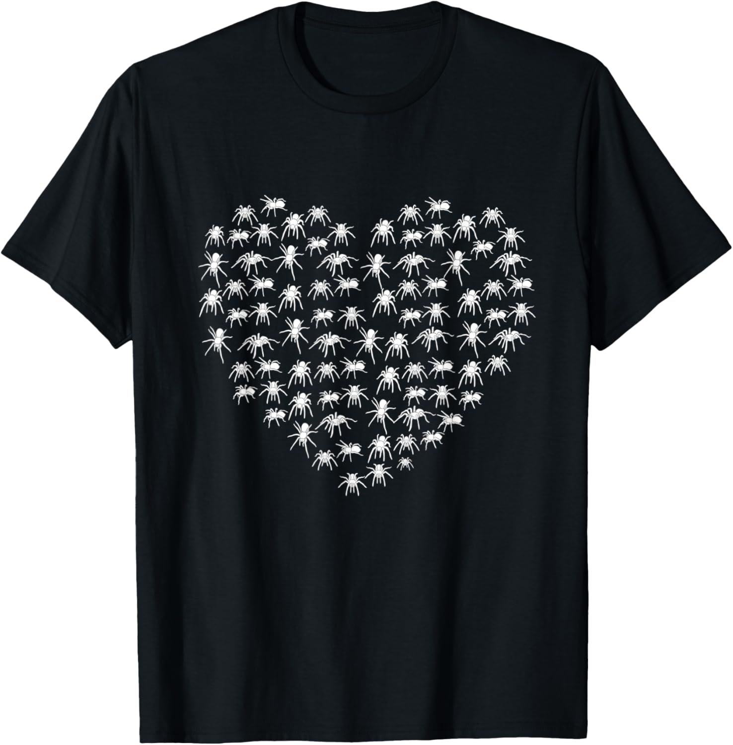 Tarantula Spider lover heart men kids boys girls T-Shirt - T-Shirt | Black