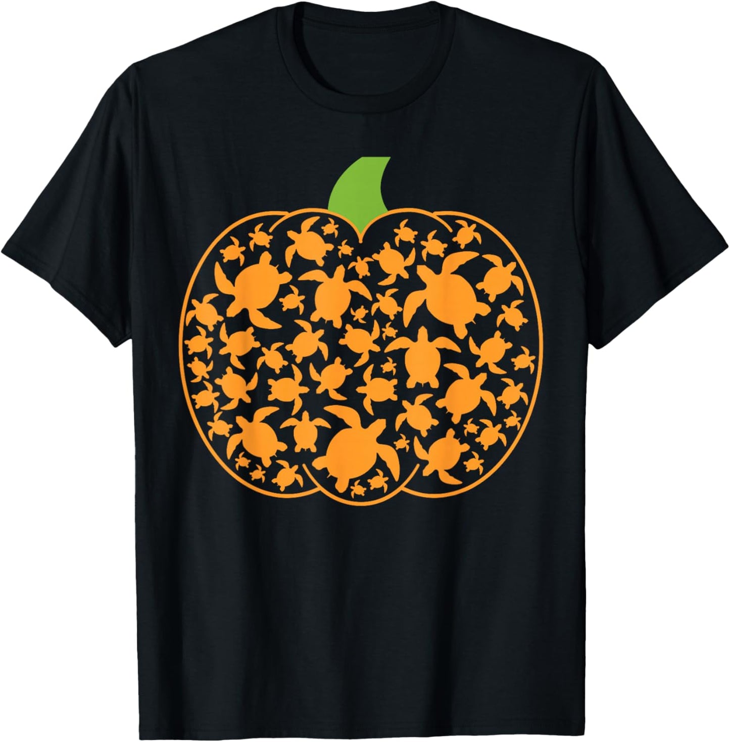 Halloween Shirt Pumpkin Turtle Sea Halloween Costume T-Shirt - T-Shirt | Black