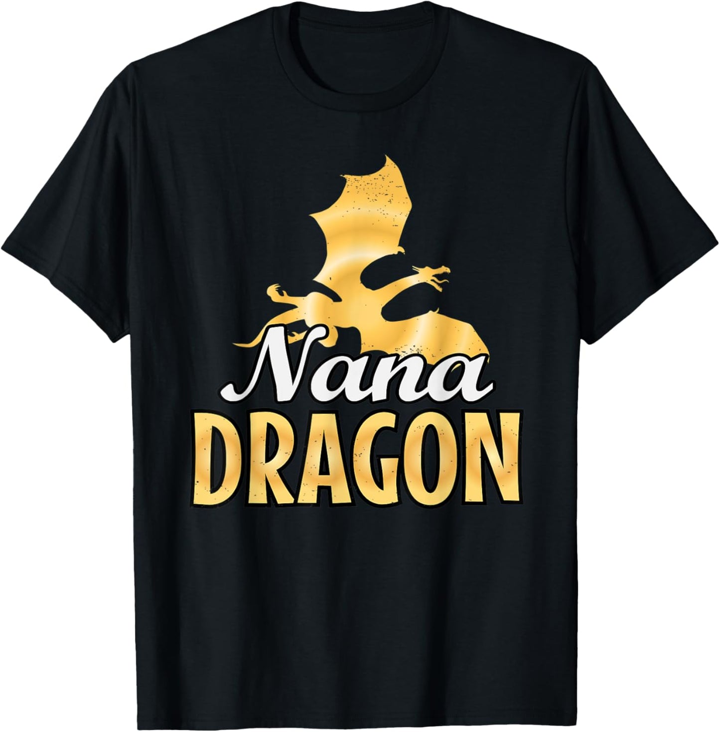 Nana Dragon Lover Mother's Day T-Shirt - T-Shirt | Black