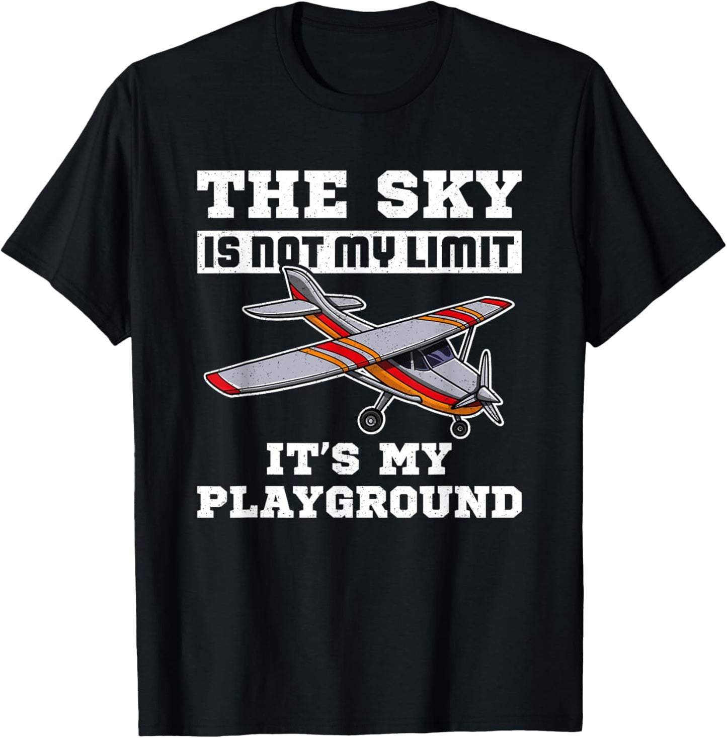 Modellflugzeug RC Plane Hobby Modellbauer T-Shirt - T-Shirt | Black
