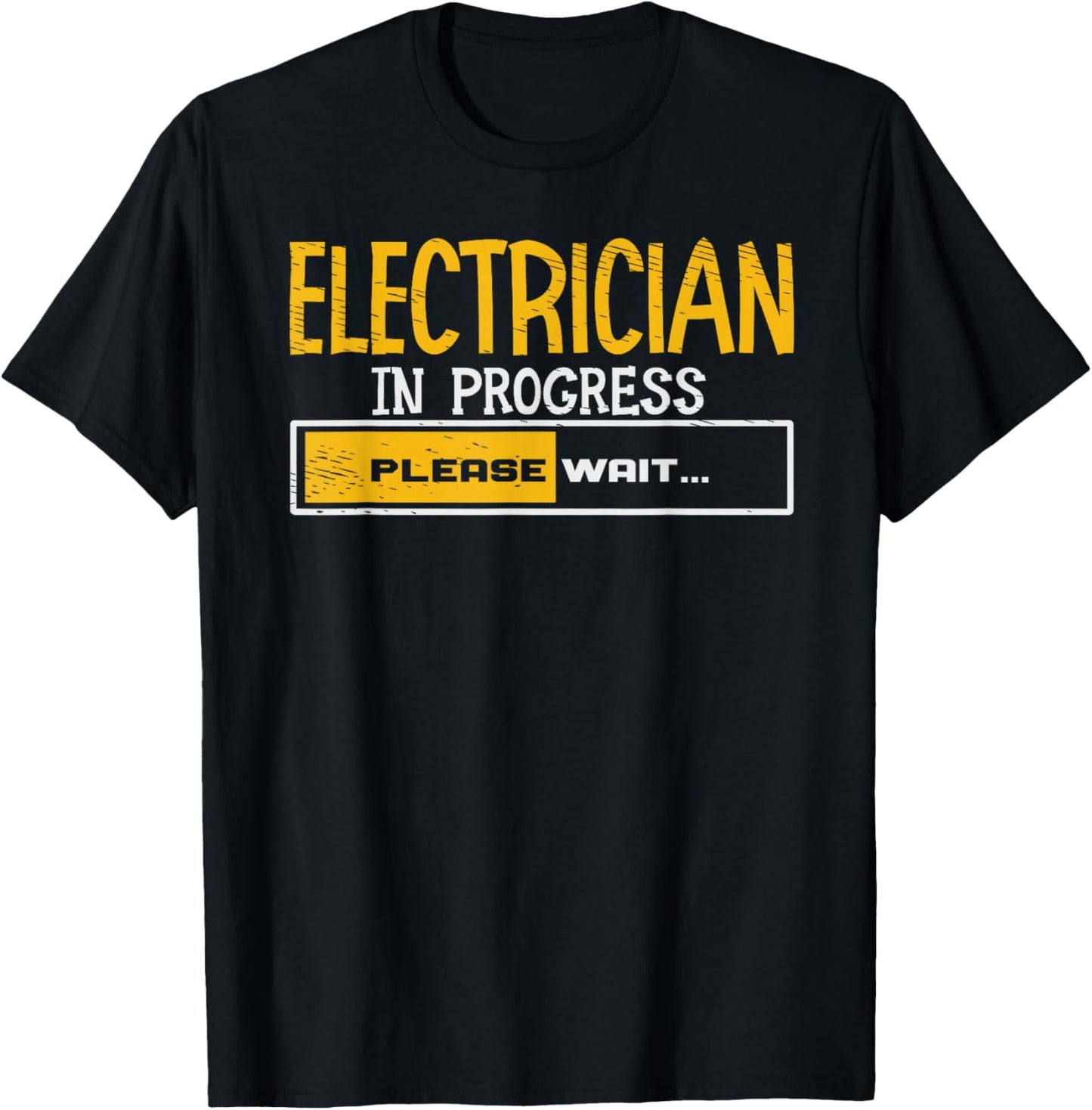Electrician Loading Electrical Worker Journeyman Wireman T-Shirt - T-Shirt | Black