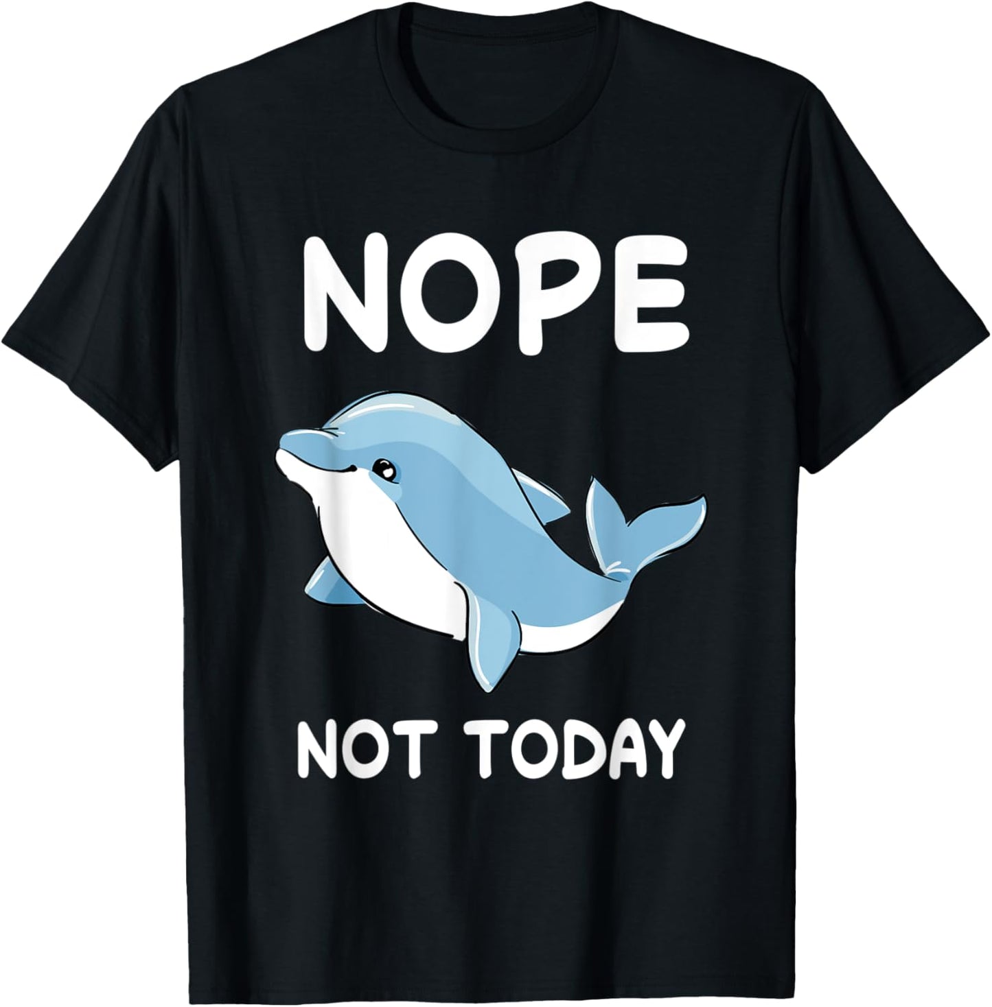 Dolphin Nap Sleeping Pajama Nightgown T-Shirt - T-Shirt | Black