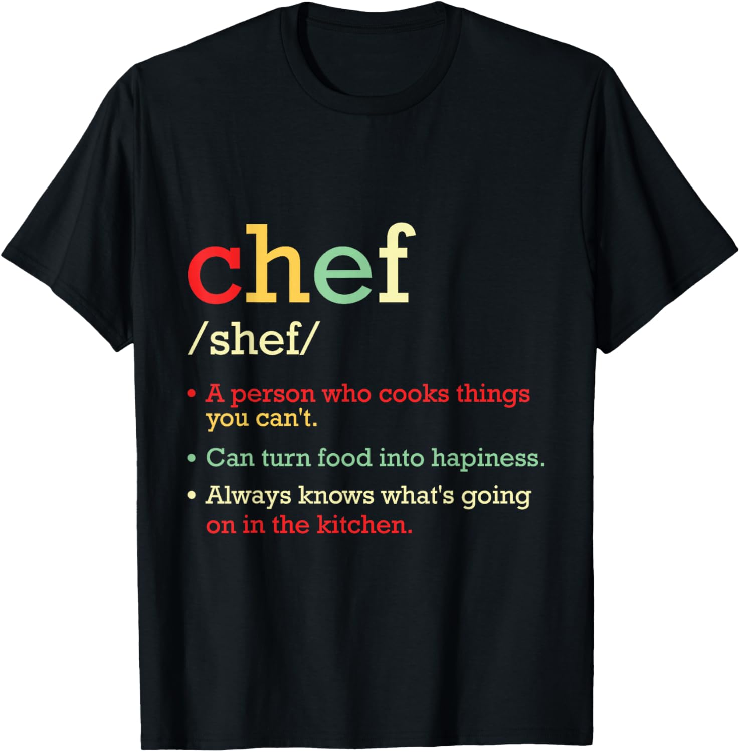 Men Women Chef Gift Cooking Expert Kitchen Chef Definition Cooking Lover Sous Culinary Gangster T-Shirt - T-Shirt | Black