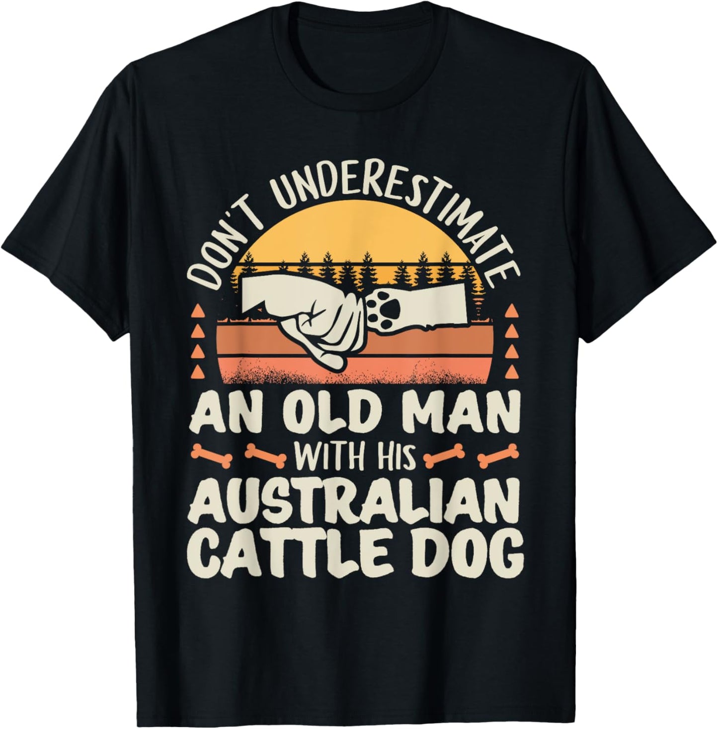 Australian Cattle Dog Shirt Men Women Dog Mom Dog Lover T-Shirt - T-Shirt | Black