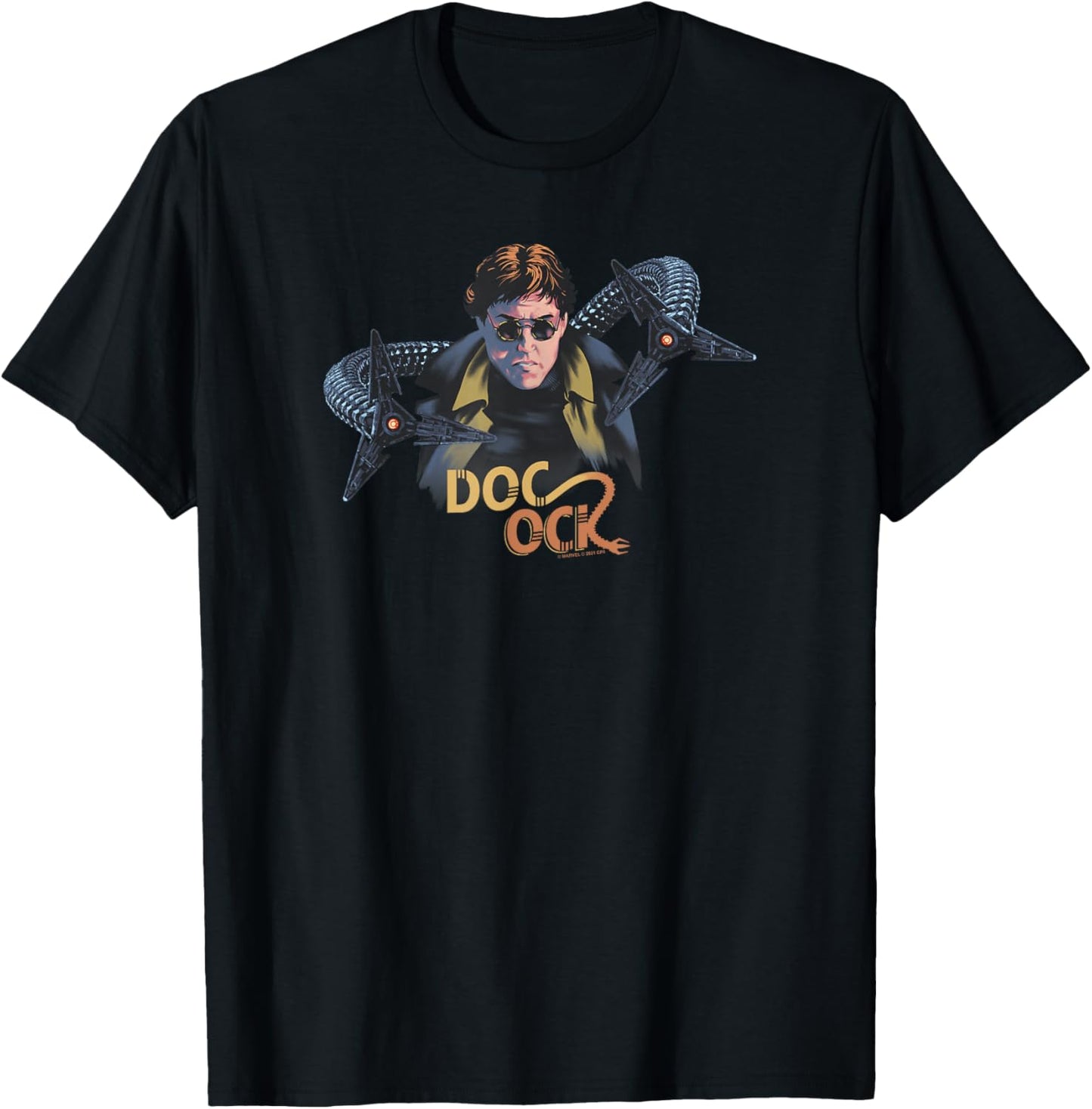 Marvel Spider-Man No Way Home Doc Ock Comic Art T-Shirt - T-Shirt | Black