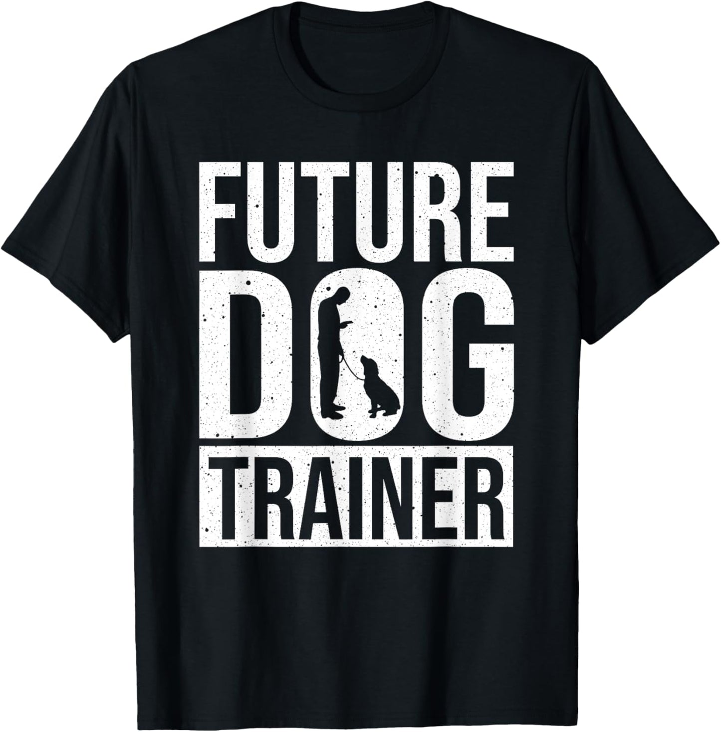 Cute Dog Trainer Design Women Dog Agility Training T-Shirt - T-Shirt | Black