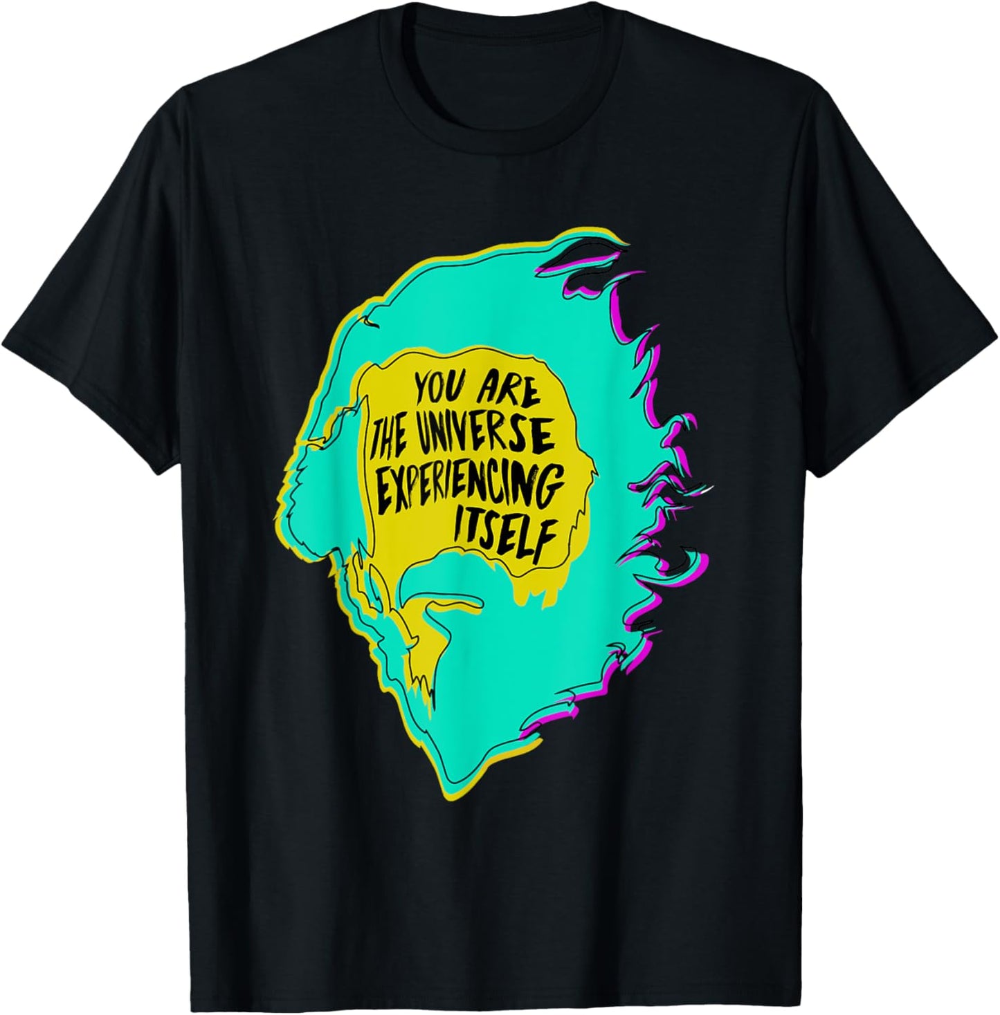 Alan Watts You Are The Universe Experiencing Itself Modern T-Shirt - T-Shirt | Black