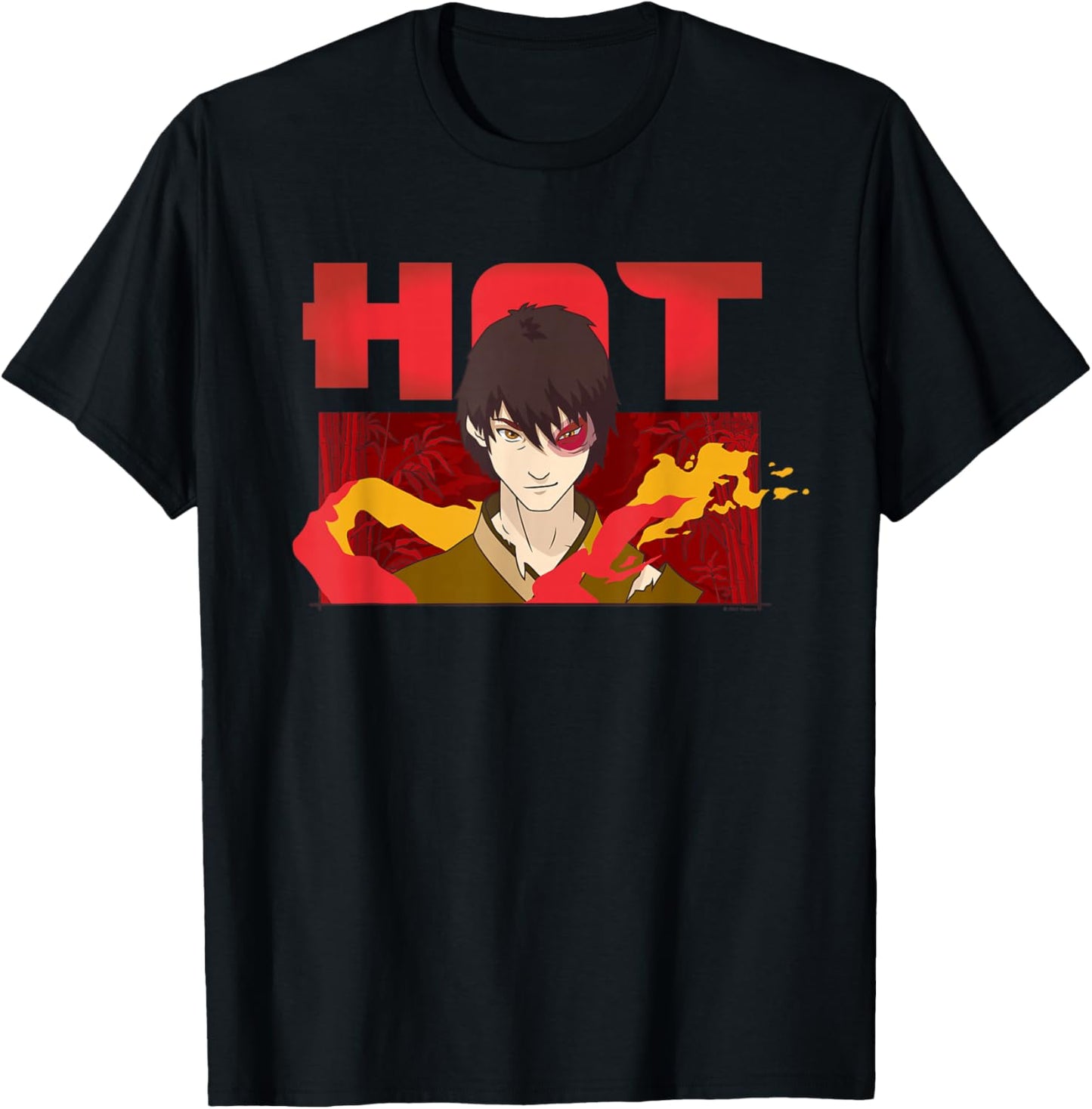 Avatar The Last Airbender Hot Zuko T-Shirt - T-Shirt | Black