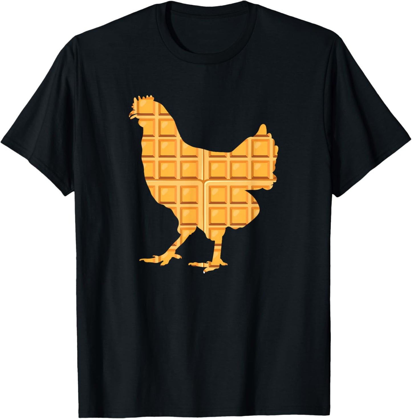 Chicken Waffles Chicken & Waffle Lover T-Shirt - T-Shirt | Black