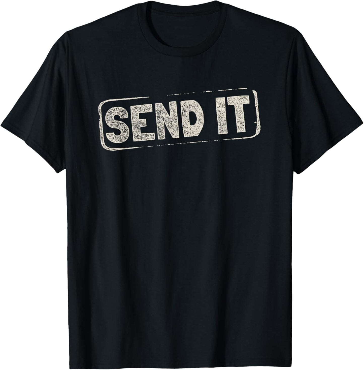 Send It Design For Whitewater Kayaking T-Shirt - T-Shirt | Black