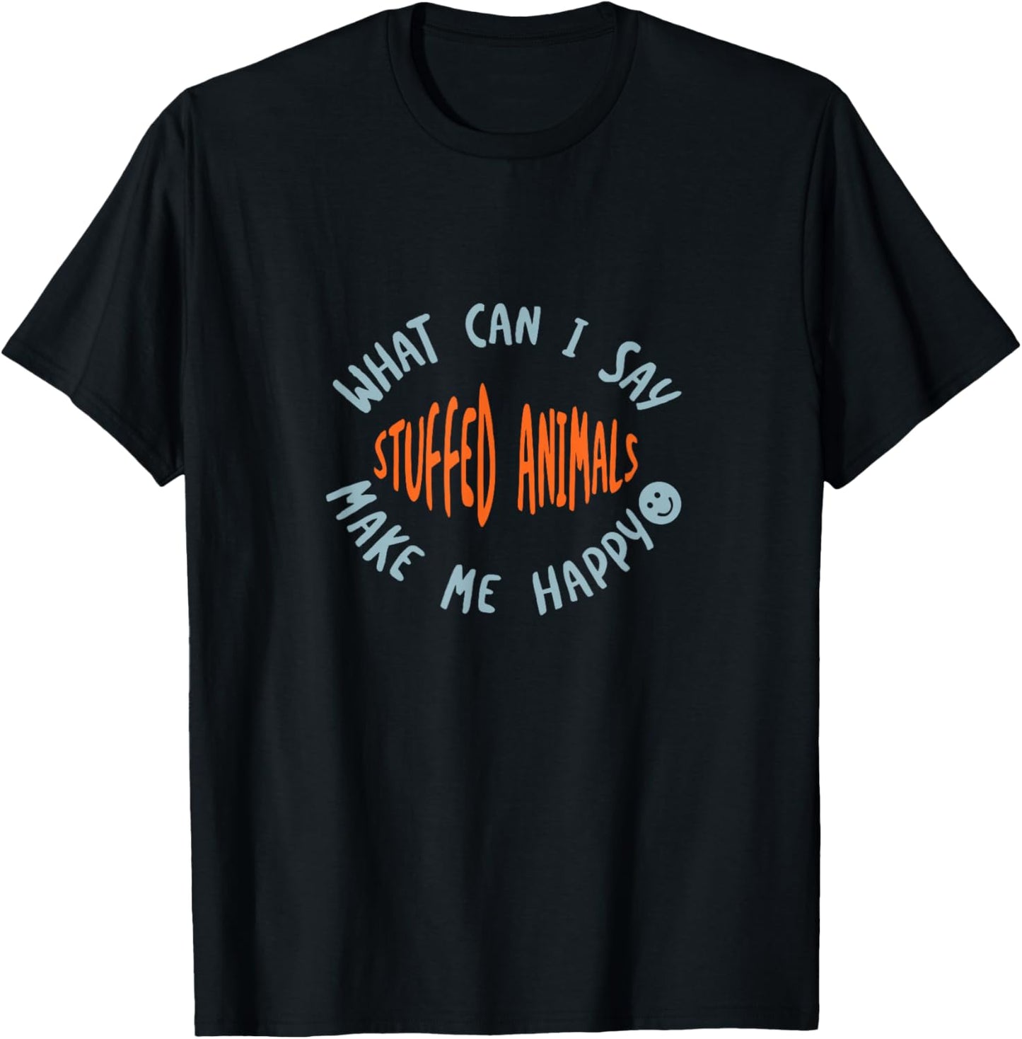 Loves Buying Stuffed Animals Collector T-Shirt - T-Shirt | Black