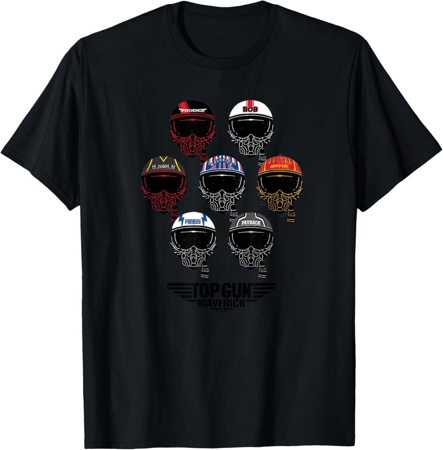 Top Gun: Maverick - Aviator Helmets T-Shirt - T-Shirt | Black