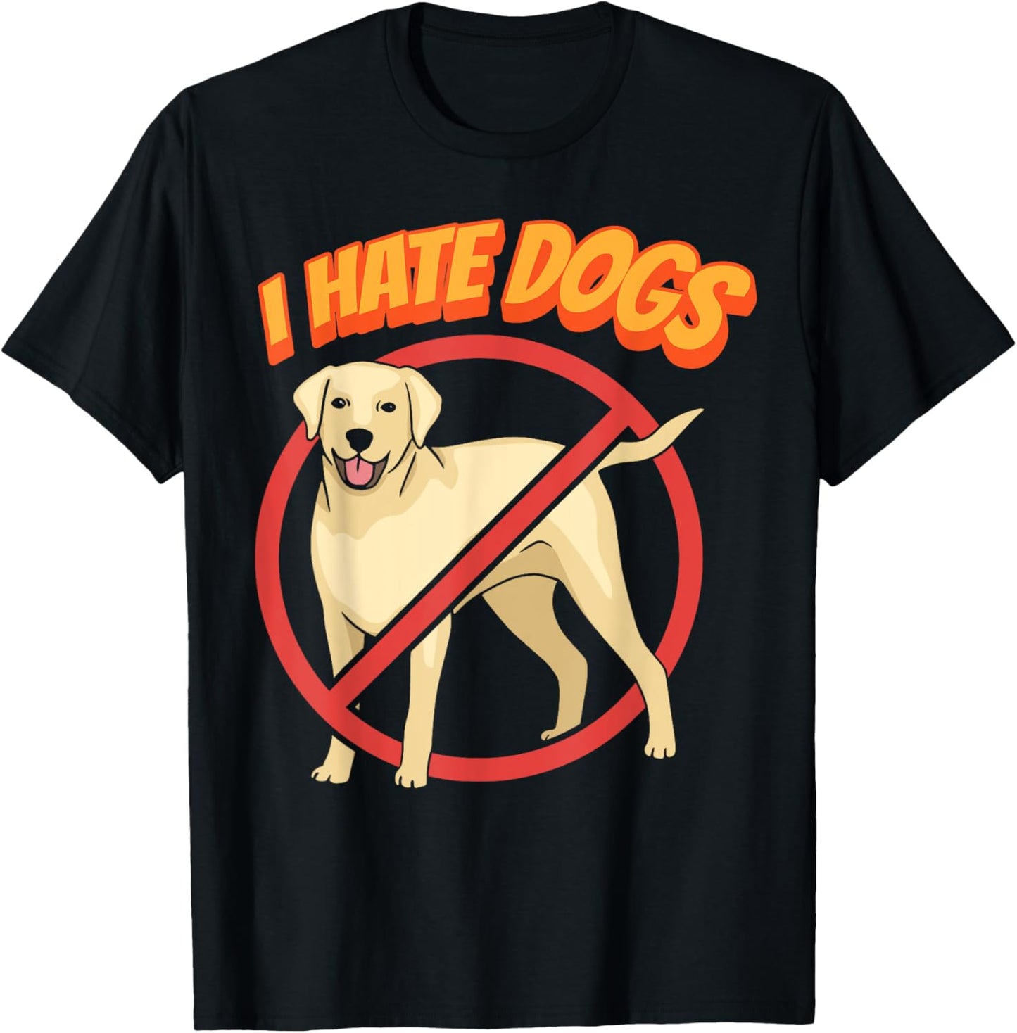 I Hate Dogs Cats Cat Pet Animal Lover Women Kids T-Shirt - T-Shirt | Black