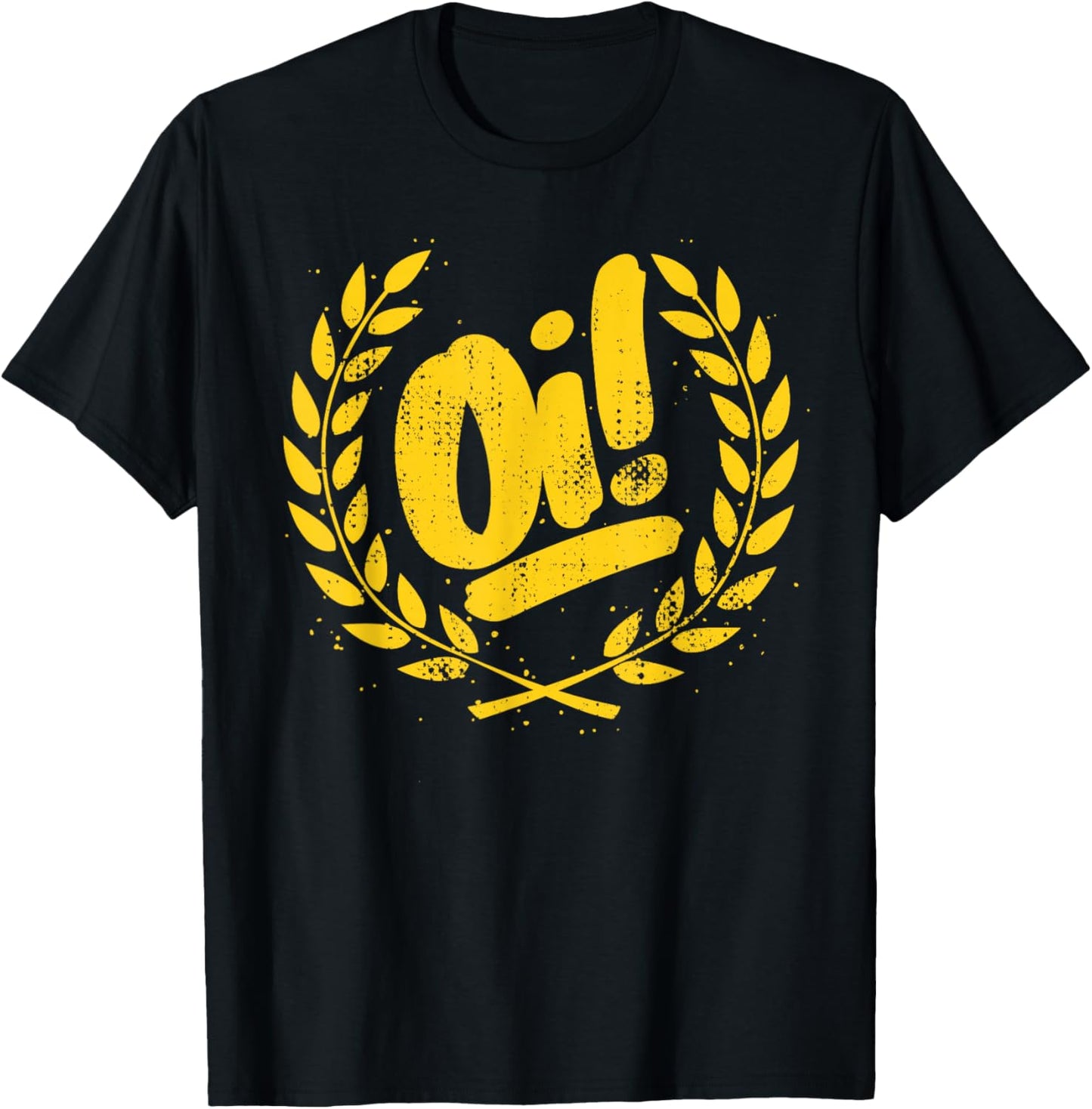 Oi Punk Ska & Punk Rock for 80s Punks & Skinheads Oi! T-Shirt - T-Shirt | Black