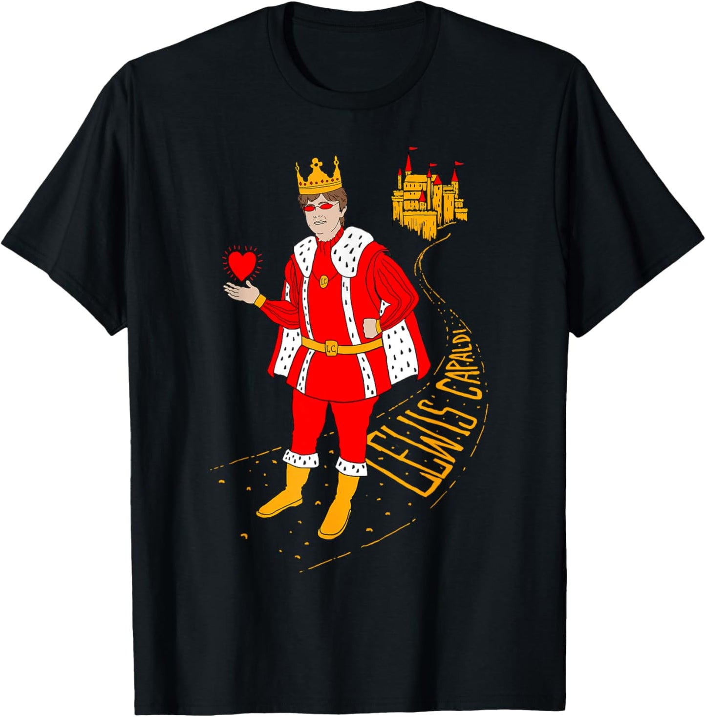 Lewis Capaldi – Love King T-Shirt - T-Shirt | Black