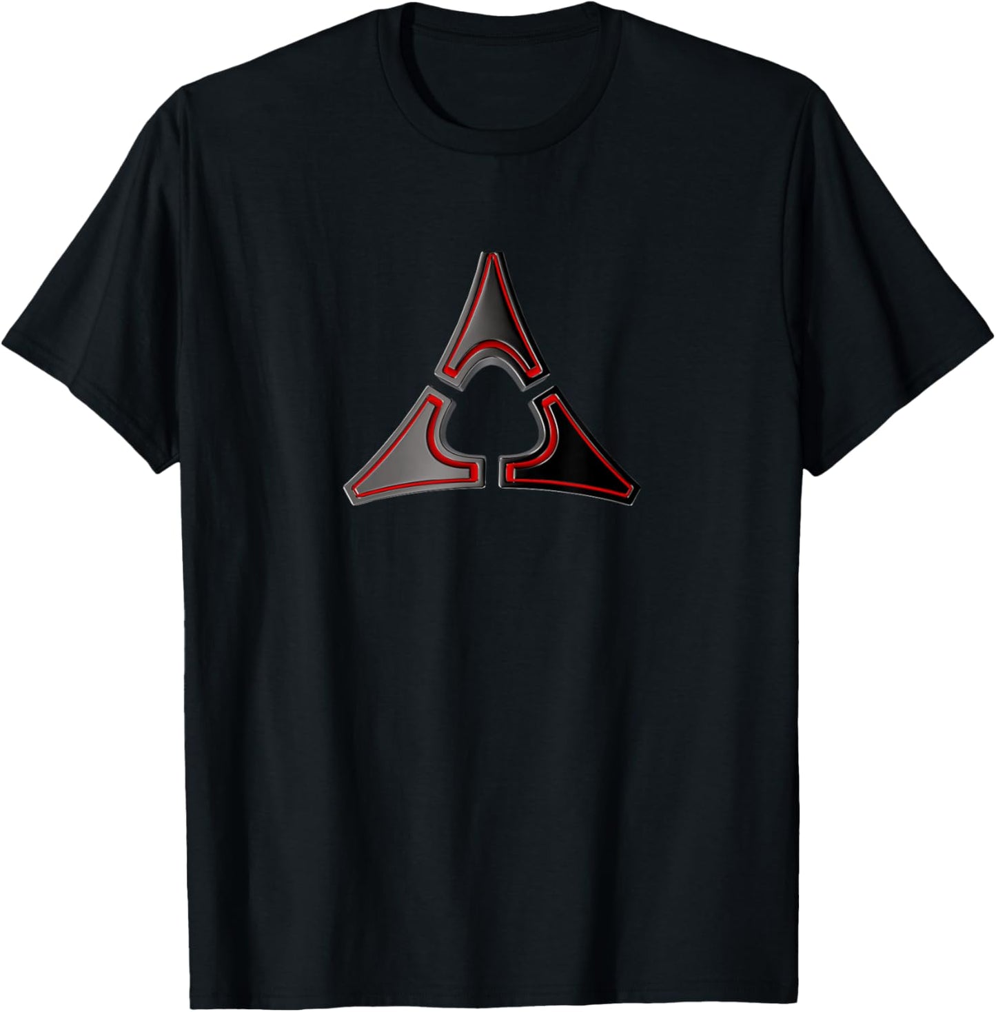 Dodge Electrification Fratzog Logo Red T-Shirt - T-Shirt | Black