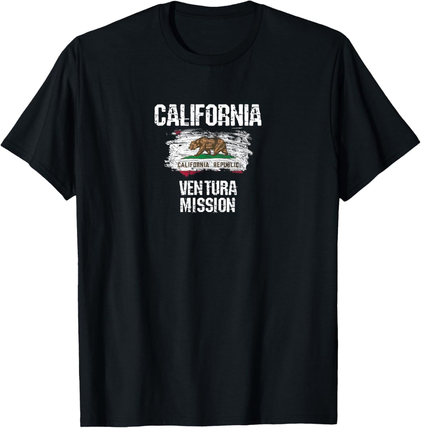 California Ventura Mission T-Shirt - T-Shirt | Black