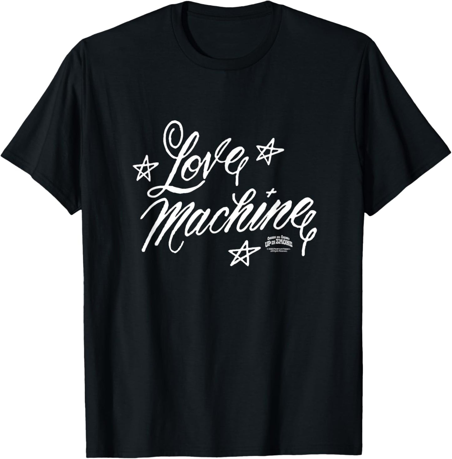 Cheech and Chong's Up in Smoke Love Machine Design T-Shirt - T-Shirt | Black