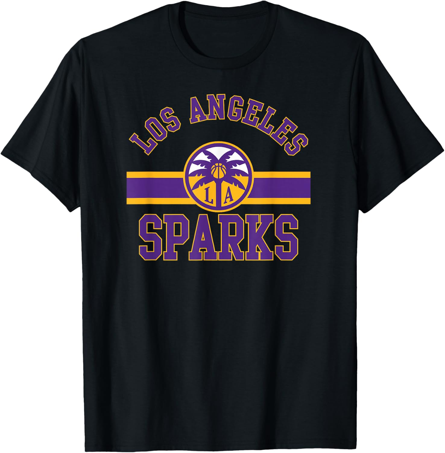 WNBA Los Angeles Sparks Downtown T-Shirt - T-Shirt | Black