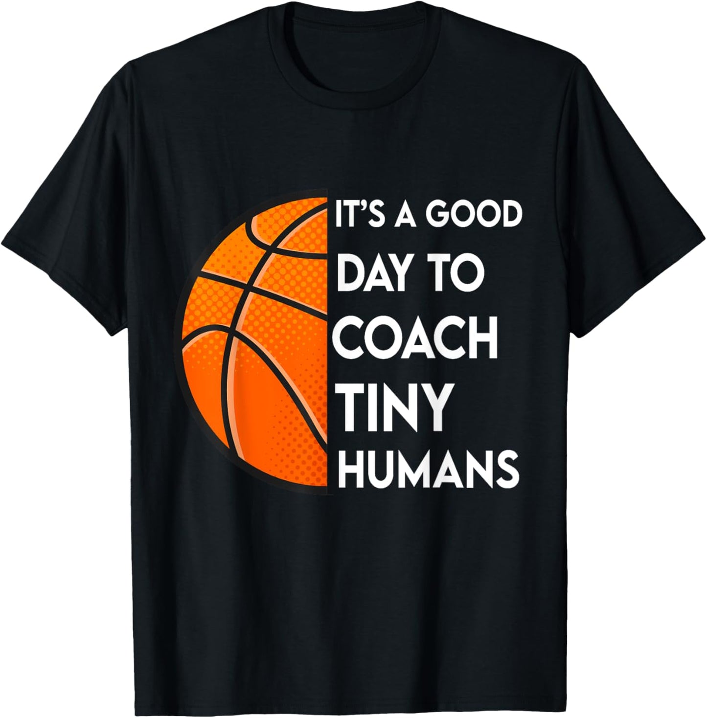 It's a Good Day To Tiny Humans Basketball Kids PE Sport T-Shirt - T-Shirt | Black