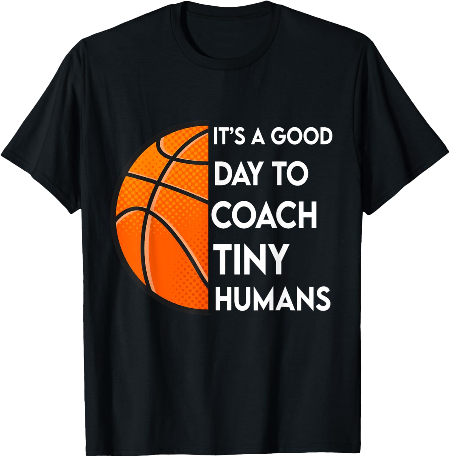 It's a Good Day To Tiny Humans Basketball Kids PE Sport T-Shirt - T-Shirt | Black