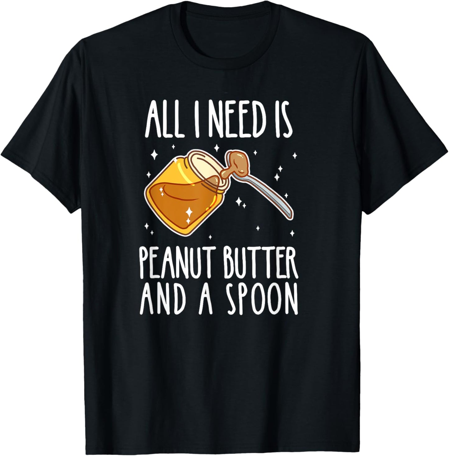 Funny Top Peanut Butter Crunchy PBJ Loves Halloween T-Shirt - T-Shirt | Black