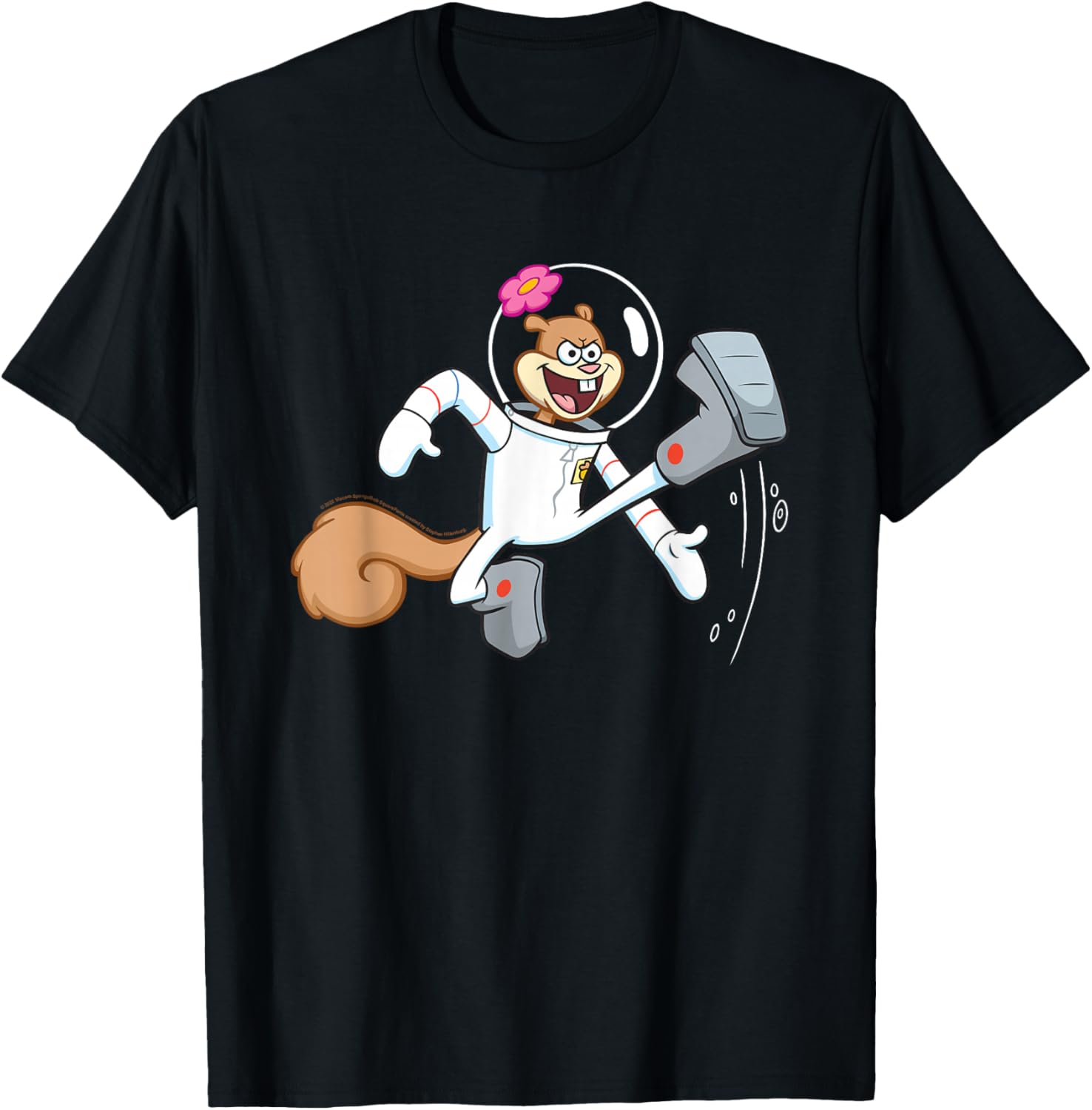 SpongeBob SquarePants Karate Sandy T-Shirt - T-Shirt | Black