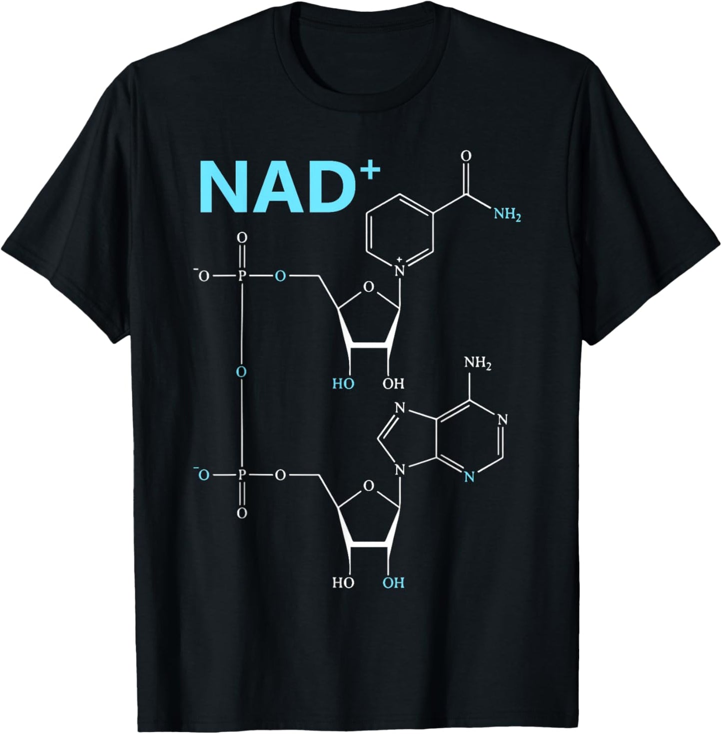 NAD+ Healthy Aging T-Shirt - T-Shirt | Black