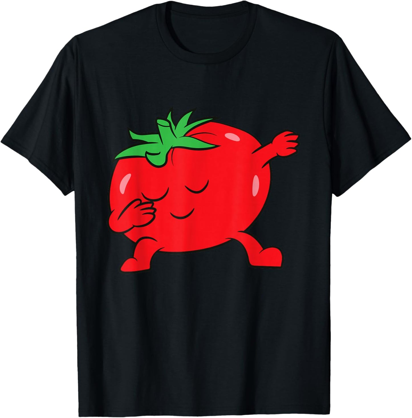Tomato Dabbing Tomato Fruit Love Tomatoes T-Shirt - T-Shirt | Black