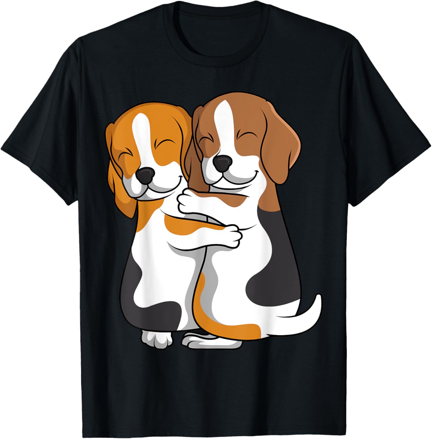 Beagle Lover Dog Mom Women Kids Girls T-Shirt - T-Shirt | Black