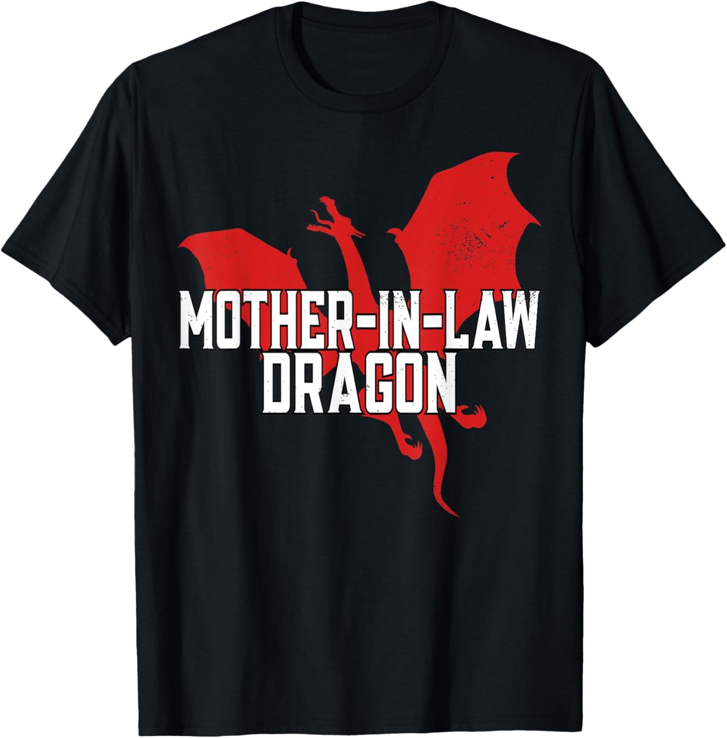 Mother-In-Law Dragon Lover Mother's Day T-Shirt - T-Shirt | Black