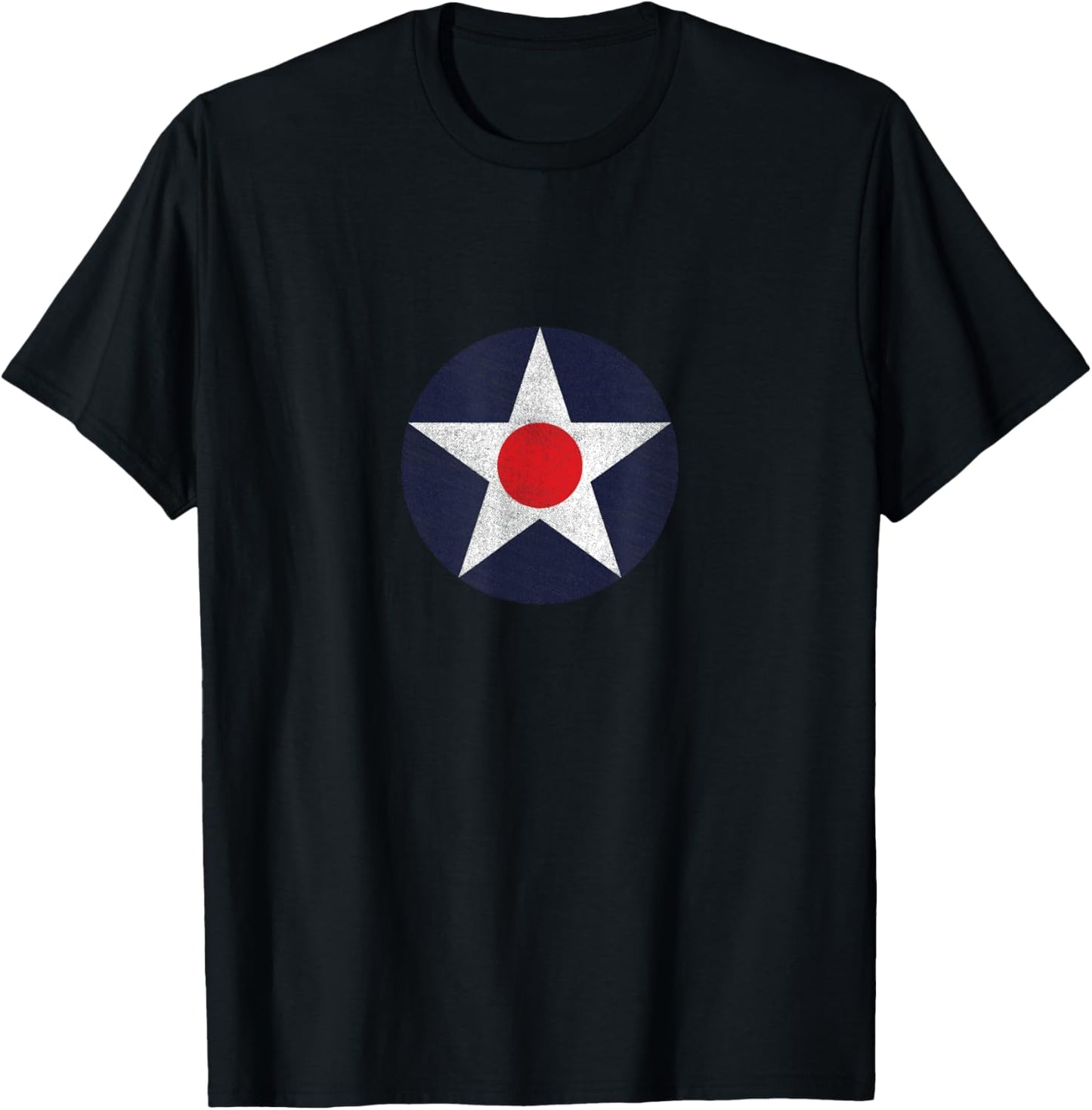 United States Army Air Corps Roundel T-Shirt - T-Shirt | Black