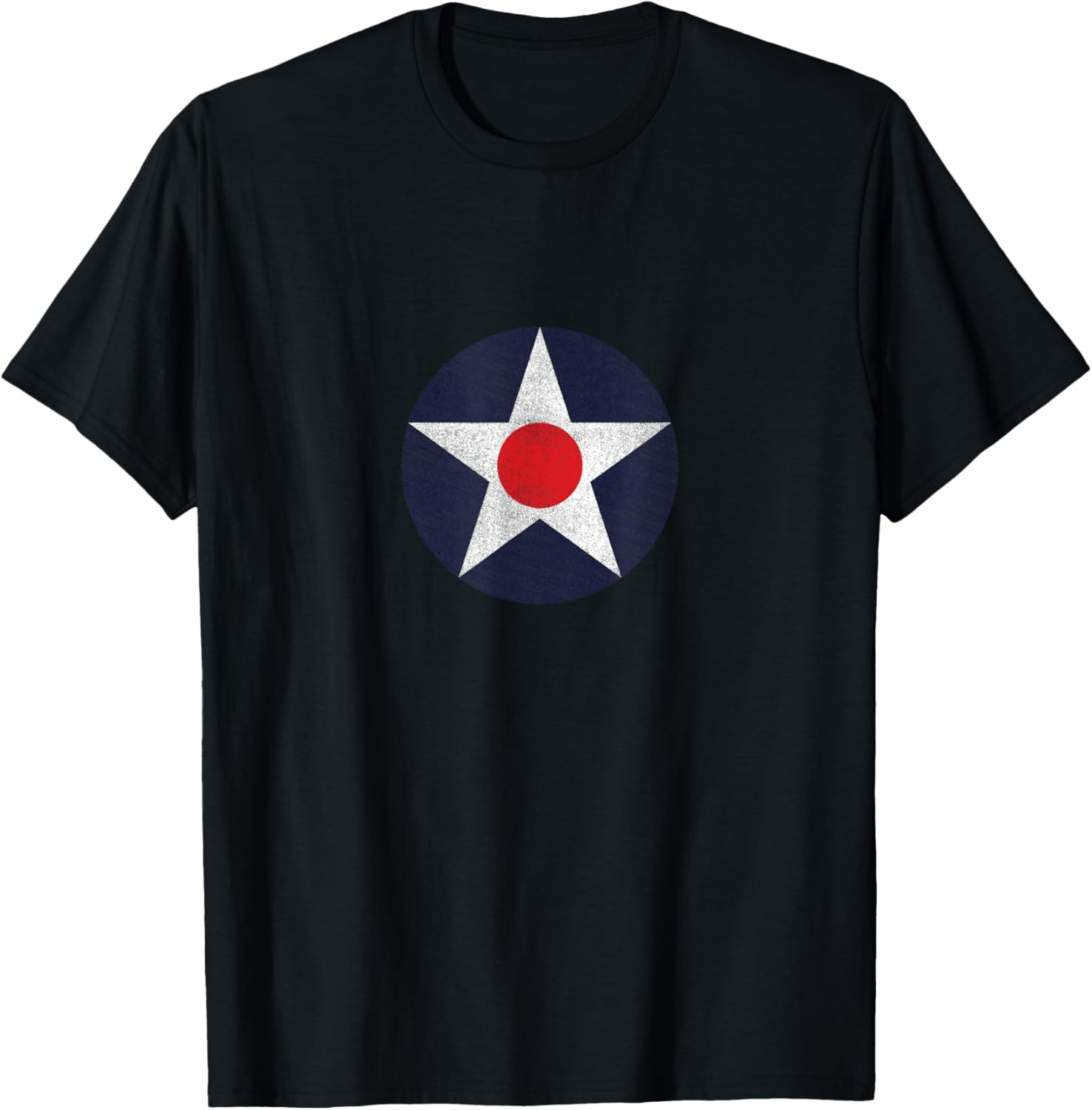 United States Army Air Corps Roundel T-Shirt - T-Shirt | Black