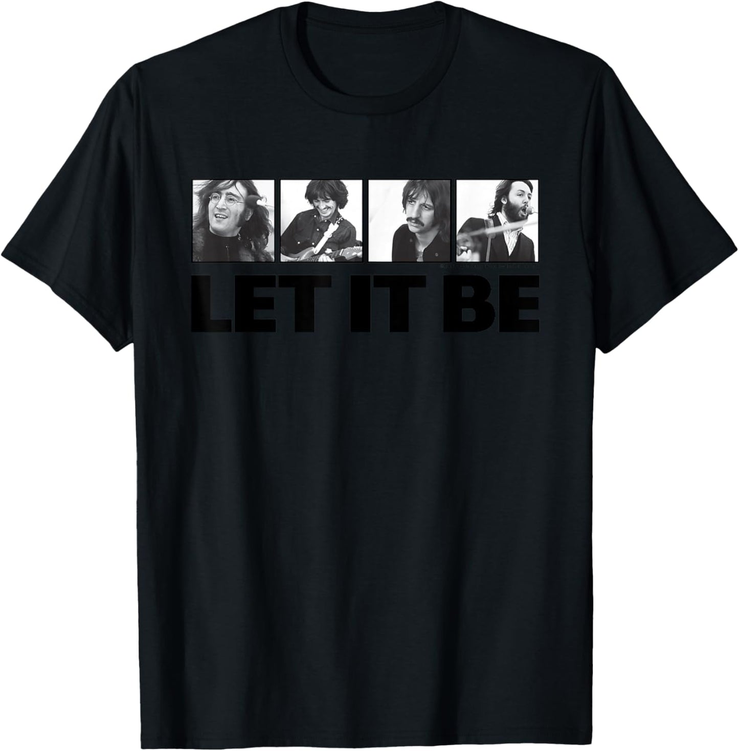 The Beatles - Let It Be Music T-Shirt - T-Shirt | Black
