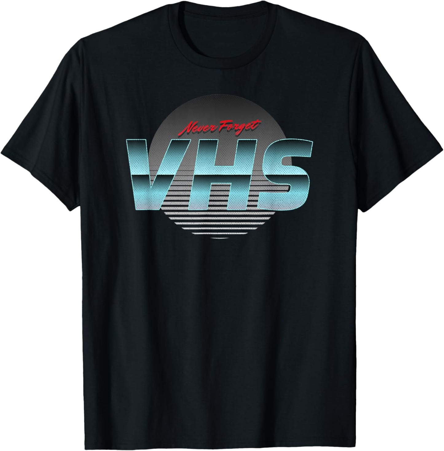 Retro VHS Gift T-Shirt - T-Shirt | Black