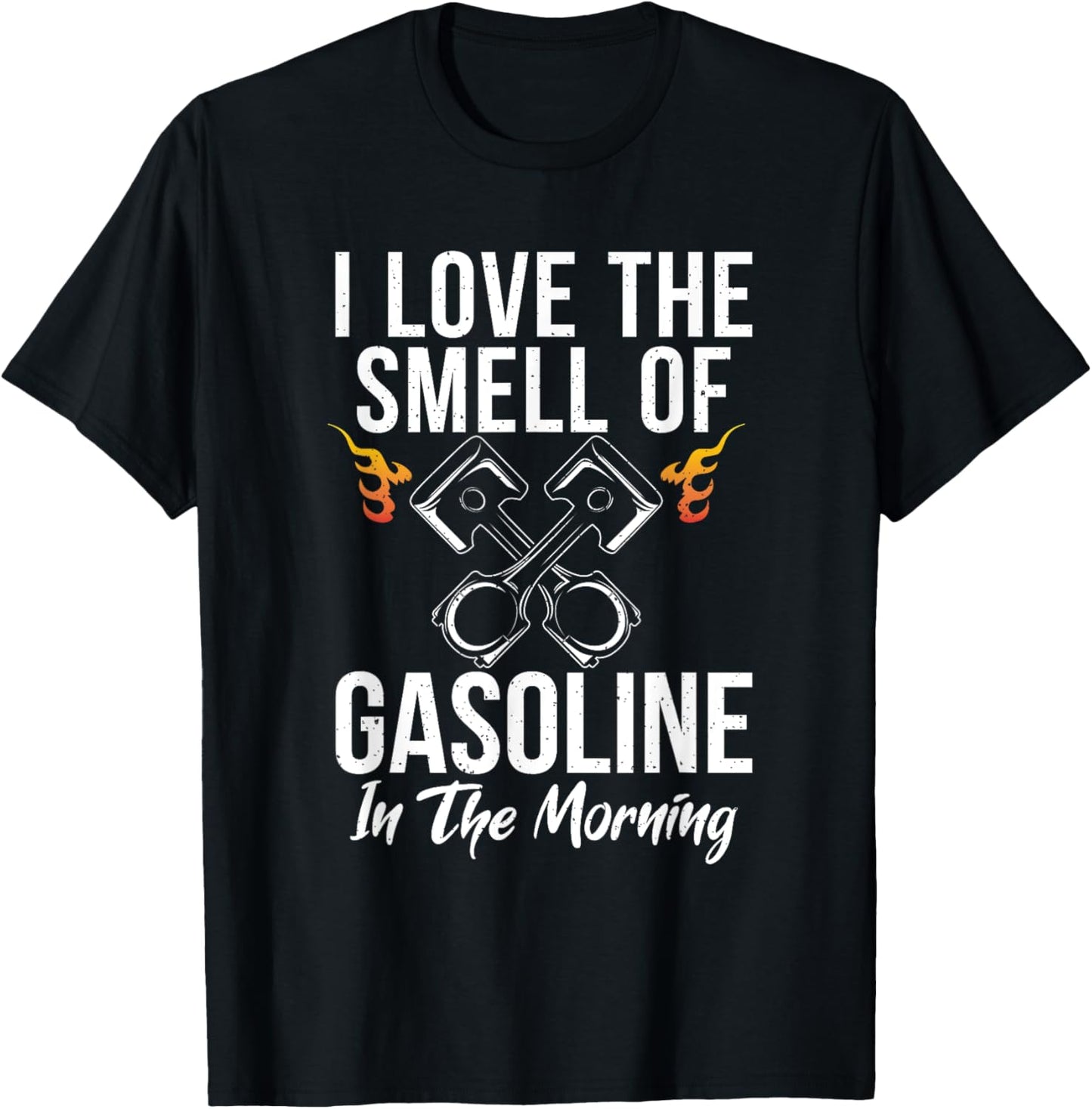 I love the smell of Gasoline in the Morning Repair Mechanic T-Shirt - T-Shirt | Black