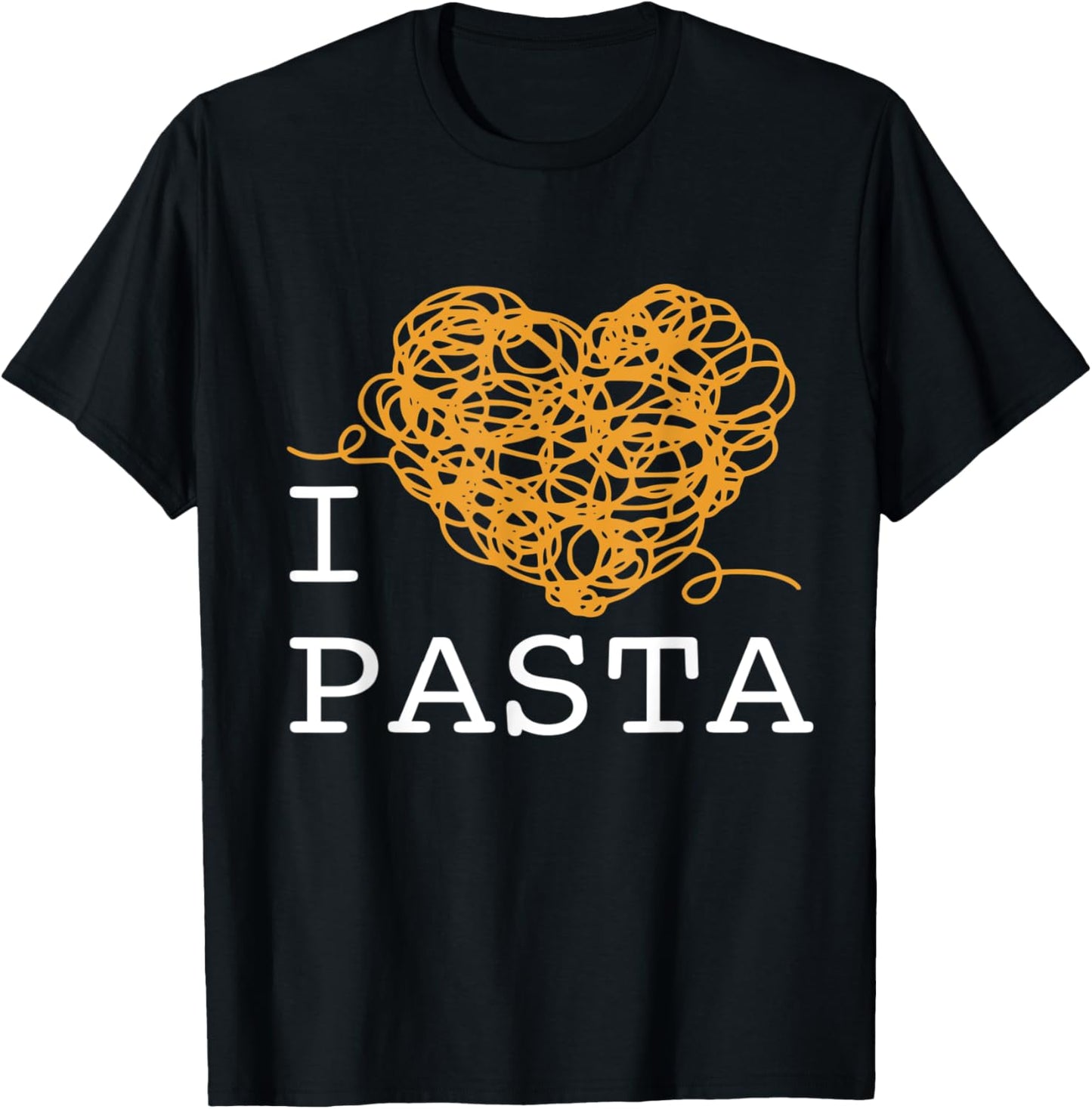 I Heart Pasta T-Shirt - T-Shirt | Black