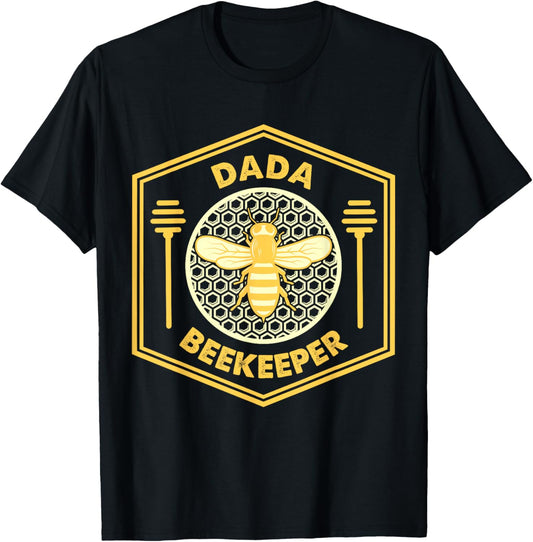 Dada Beekeeper Beekeeping Bee Lovers T-Shirt - T-Shirt | Black