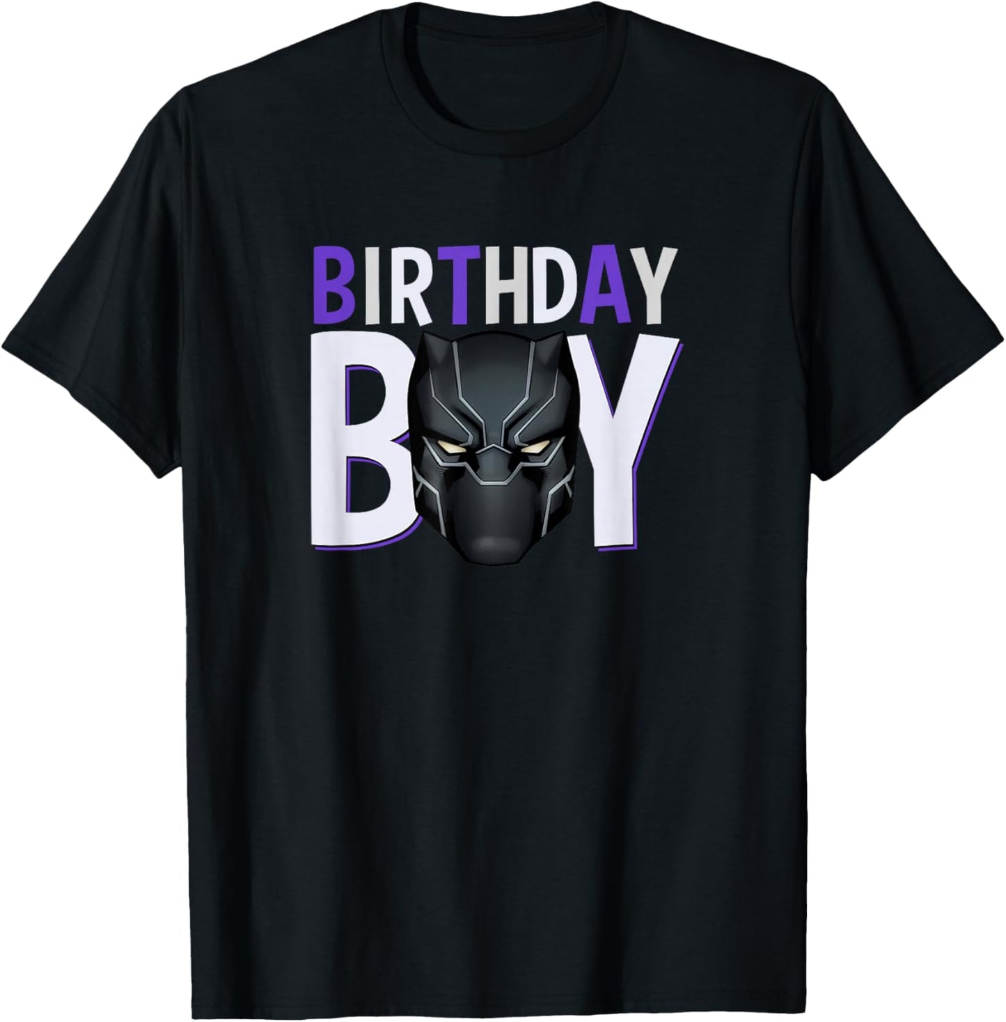Marvel Avengers Black Panther Birthday Boy Small T-Shirt - T-Shirt | Black