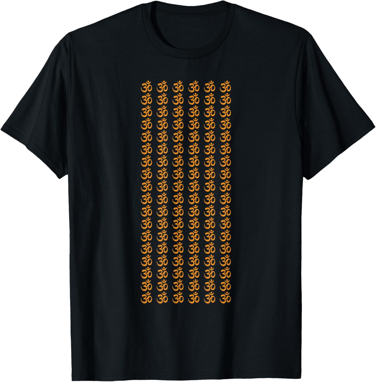108 Om - One Hundred Eight Times Aum Mantra Omkara Symbol Om T-Shirt - T-Shirt | Black