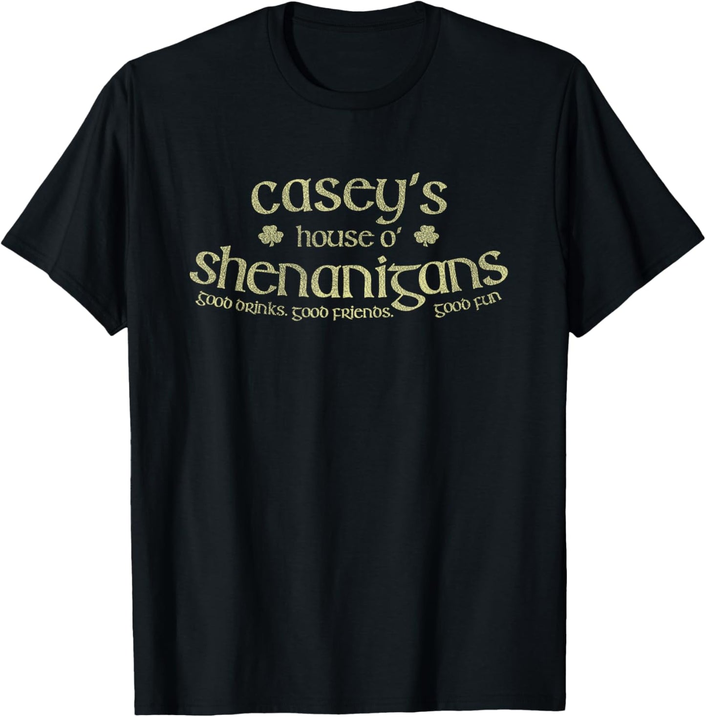 Casey's House O' Shenanigans Funny Irish Name T-Shirt - T-Shirt | Black