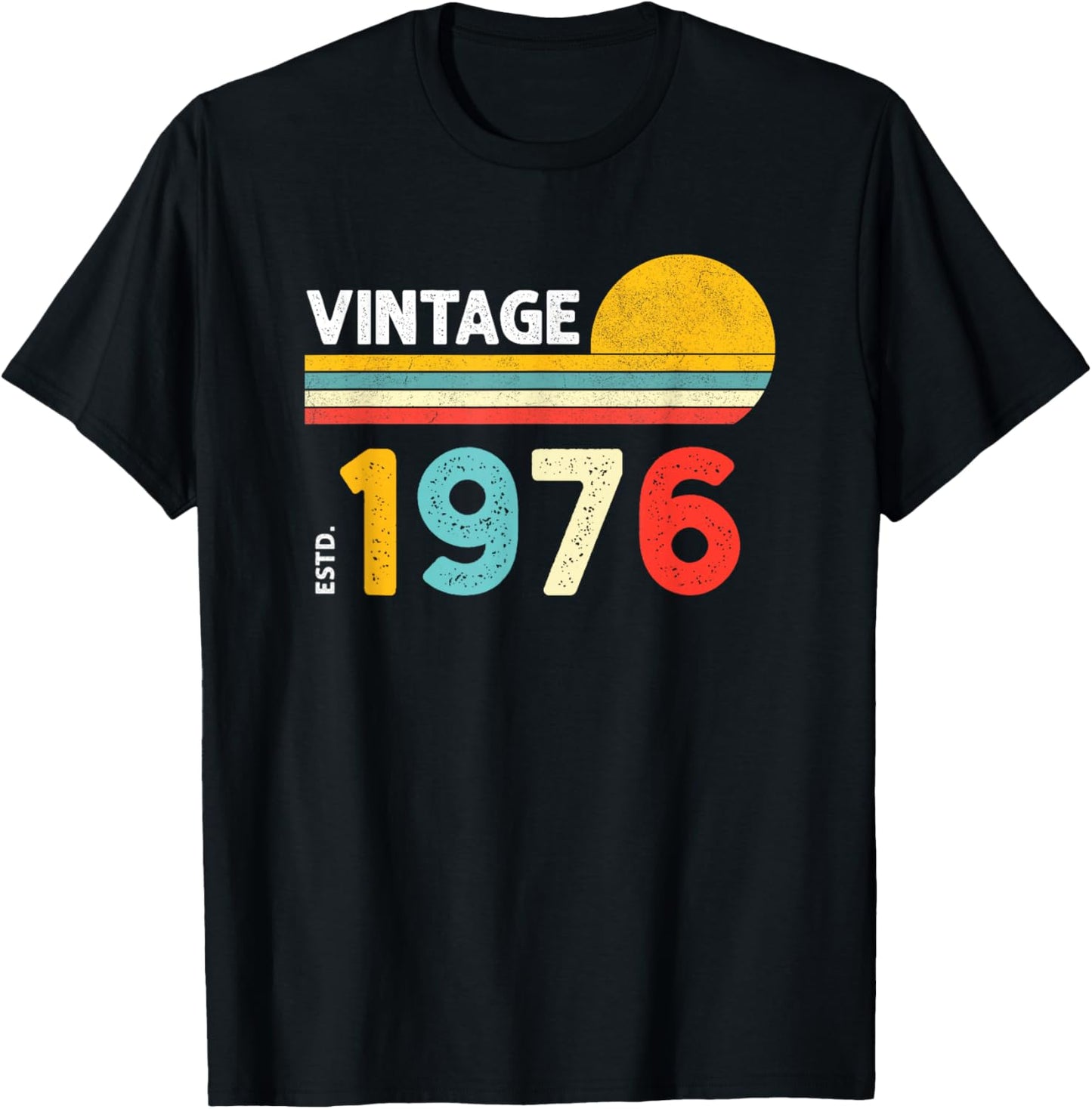 Vintage 1976 T-Shirt - T-Shirt | Black