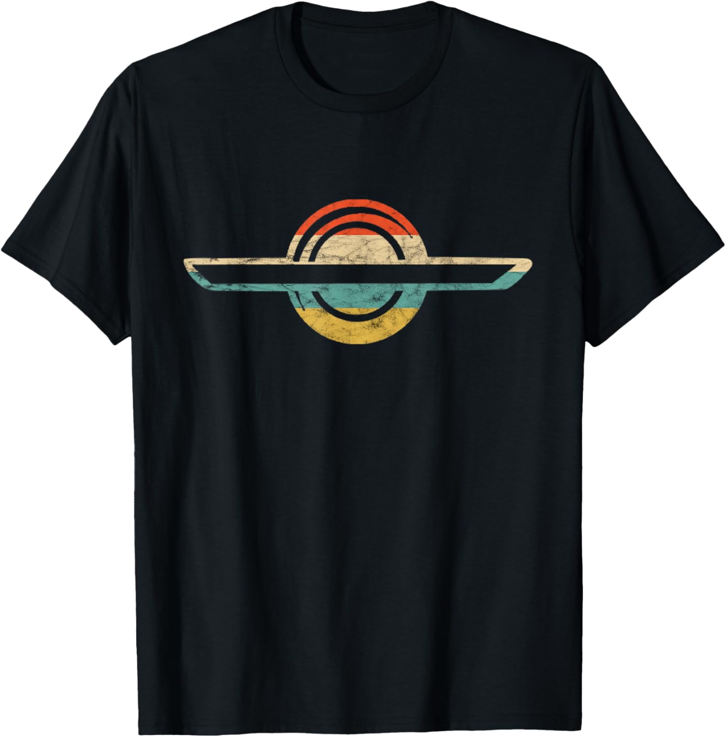 Electric Skateboard Retro Skateboarding Onewheel Float T-Shirt - T-Shirt | Black