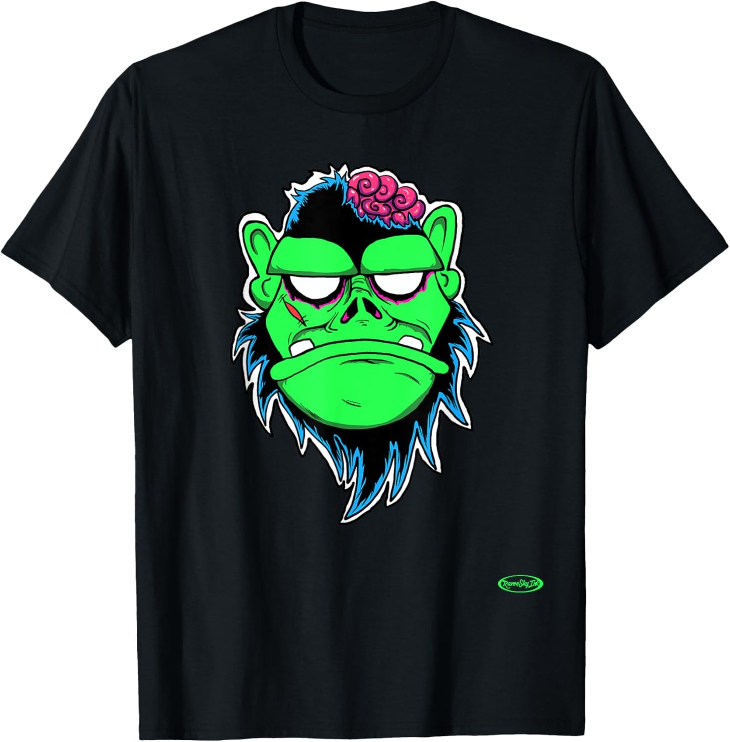 Zombie Monkey T-Shirt - T-Shirt | Black