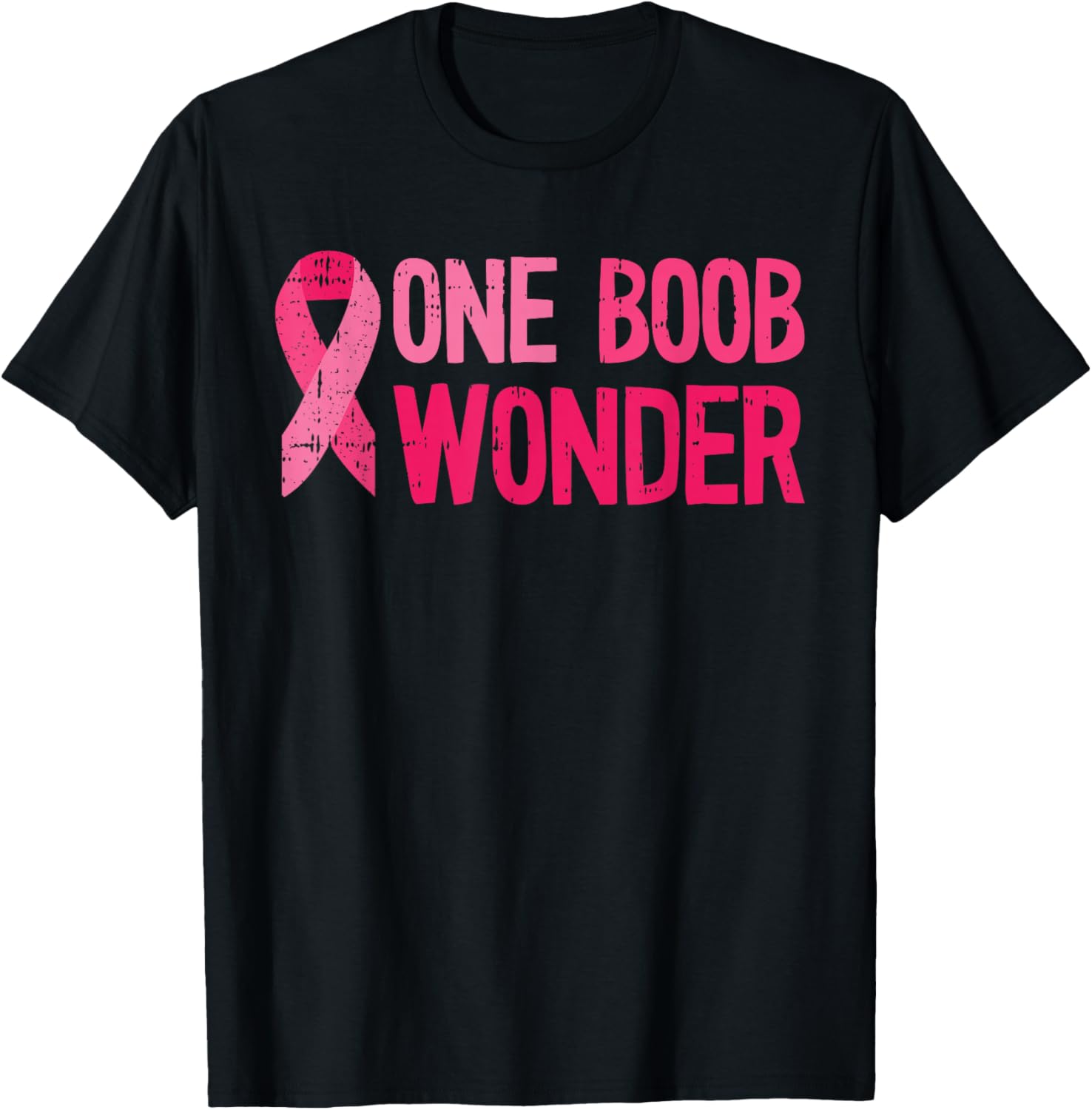 Cancer Fight Breast Cancer Bow Pink Bow - Breast Cancer T-Shirt - T-Shirt | Black