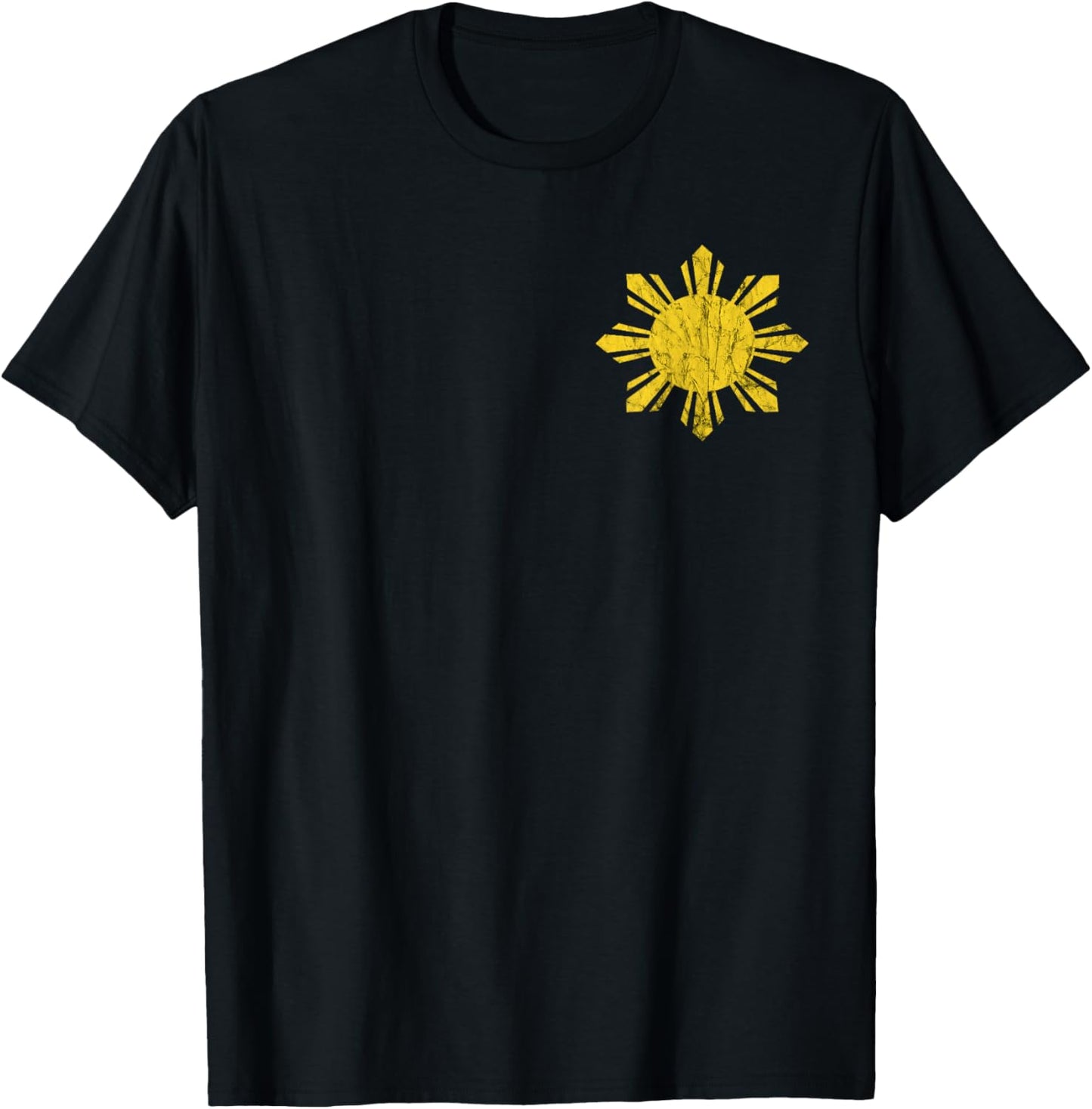 Philippines Filipino Sun Pilipinas Pride Filipino Roots T-Shirt - T-Shirt | Black