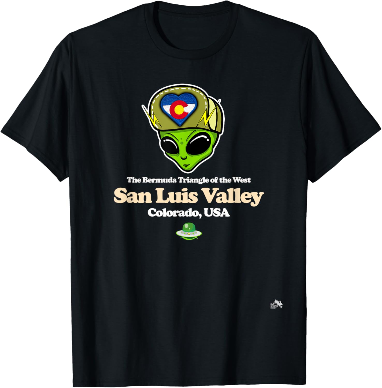 Colorado Alien - San Luis Valley T-Shirt - T-Shirt | Black
