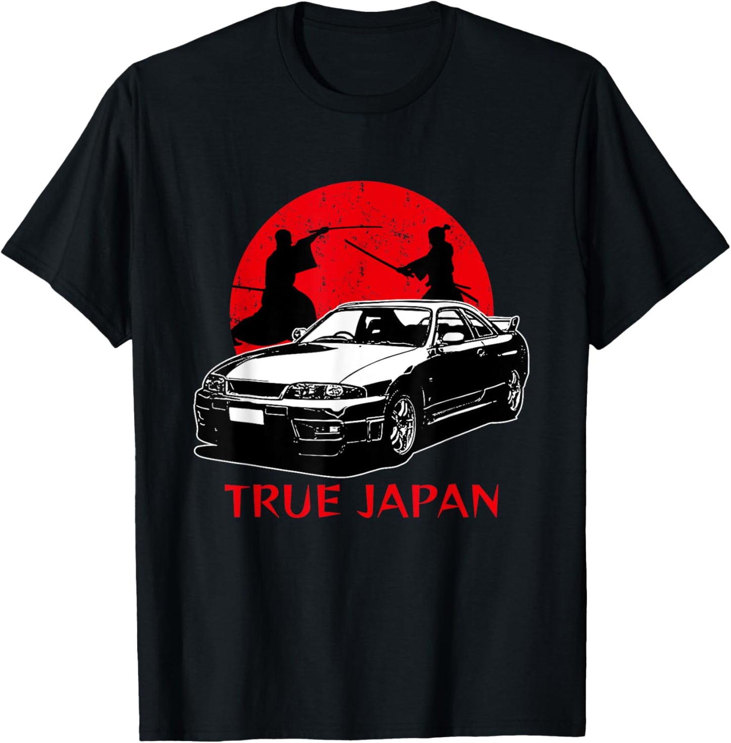 JDM Japan Motorsport Tuning Car 90s T-Shirt - T-Shirt | Black