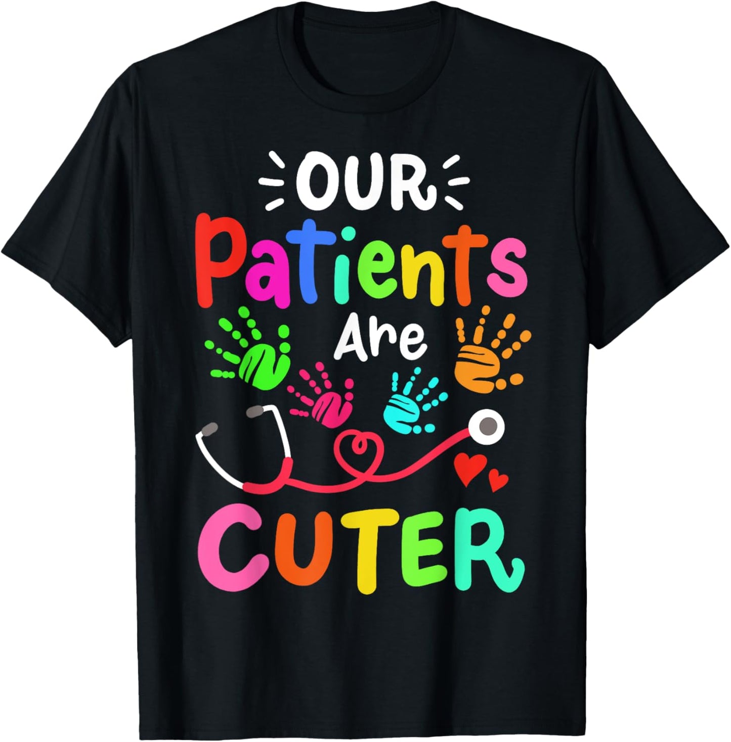 Pediatrician Pediatric Doctor Pediatric Nurse T-Shirt - T-Shirt | Black