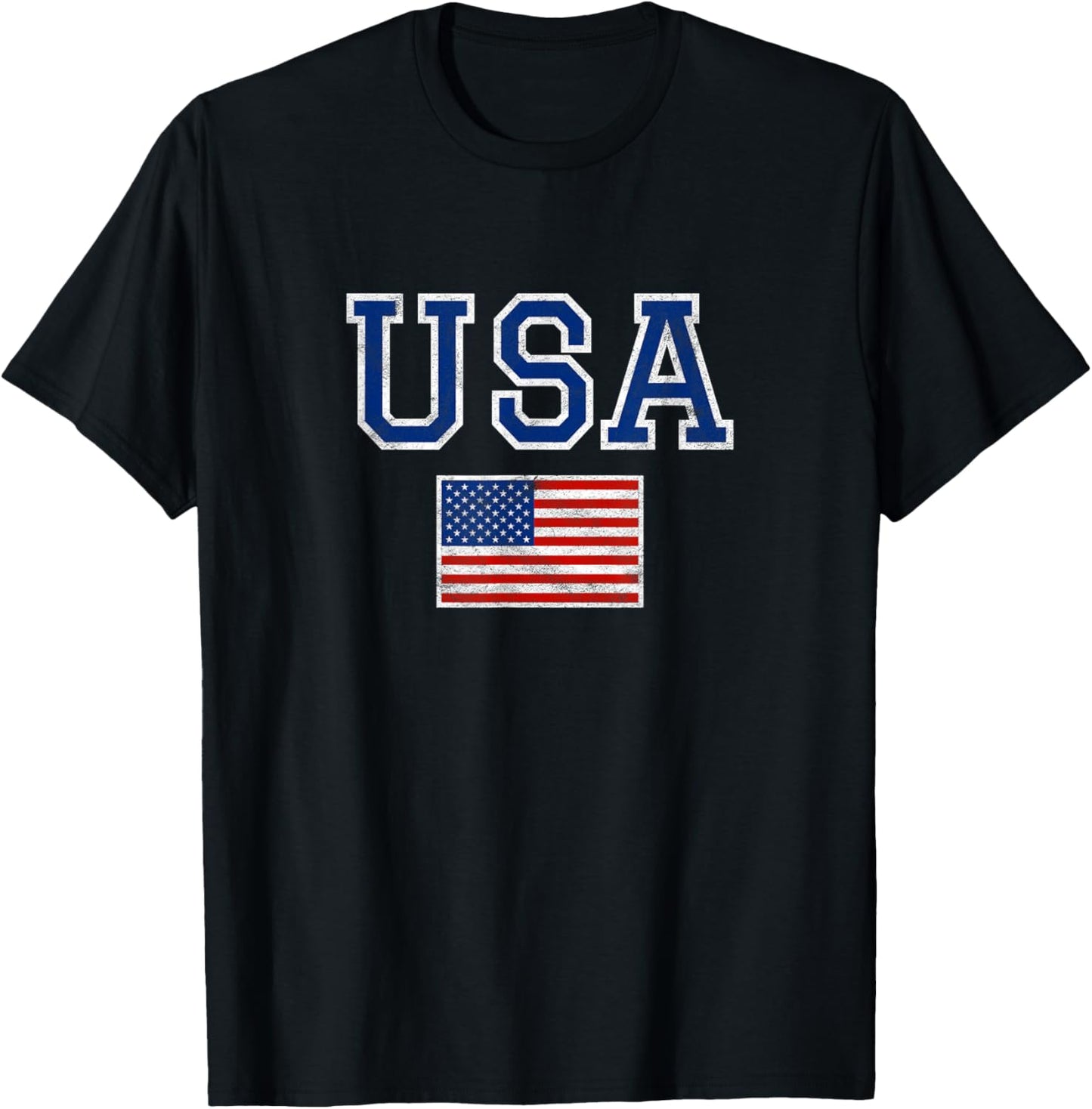 United States Flag & Patriotism USA T-Shirt - T-Shirt | Black
